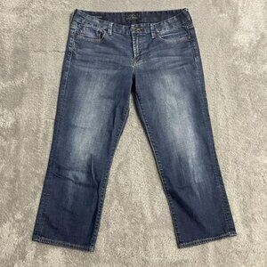 Lucky Brand Sweet Jean Crop Jeans Womens 10/30 Blue Denim Stretch Casual‎